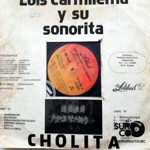 Disco de Vinilo Luis Carmilema - Luis Carmilema Y Su Sonorita Vinyl Record