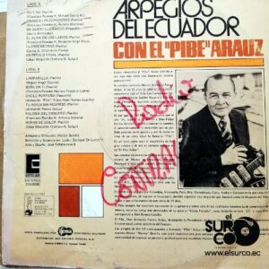 Disco de Vinilo Armando Pibe Arauz - Arpegios Del Ecuador Vinyl Record