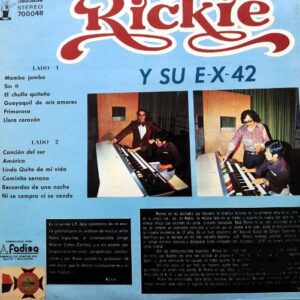 Disco de Vinilo Rickie Cueva – Rickie Y Su E-X-42 Vinyl Record