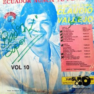 Disco de Vinilo Claudio Vallejo - Ecuador Nunca Te Dejare Vinyl Record