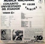 Disco de Vinilo Conjunto Universitario Del Ecuador - Música Nacional Vol.4 Vinyl Record