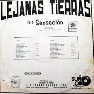 Disco de Vinilo Trío Sensación - Lejanas Tierras Vinyl Record