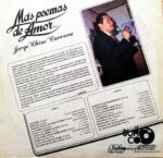 Disco de Vinilo Jorge “Chino” Carrera - Mas Poemas De Amor…. Vinyl Record