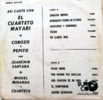 Disco de Vinilo Cuarteto Mayari Corozo - Así Cante Vinyl Record