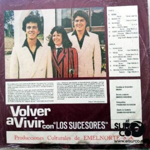 Disco de Vinilo Trío Los Sucesores - Volver A Vivir Vinyl Record