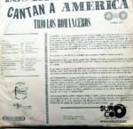 Disco de Vinilo Trío Los Romanceros - Los Romanceros Cantan A América Vinyl Record