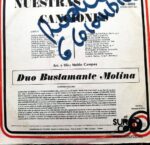 Disco de Vinilo Dúo Bustamante Molina - Nuestras Canciones Vinyl Record