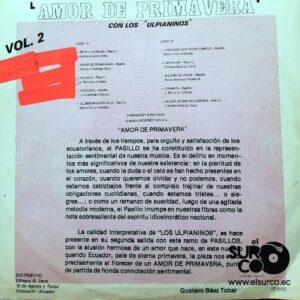 Disco de Vinilo Los Ulpianinos - Amor De Primavera Vinyl Record