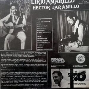 Disco de Vinilo Héctor Jaramillo - Lirio Amarillo Vinyl Record