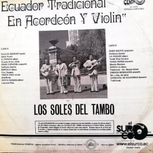 Disco de Vinilo Los Soles Del Tambo - Ecuador Tradicional En Acordeón Y Violín Vinyl Record