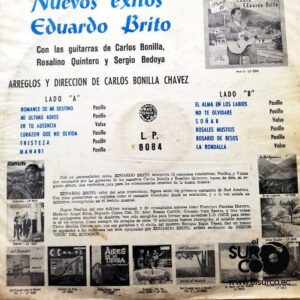 Disco de Vinilo Eduardo Brito - Nuevos Éxitos Vinyl Record