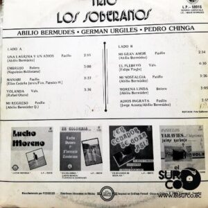 Disco de Vinilo Trío Los Soberanos - Trío Los Soberanos Vinyl Record