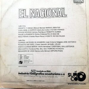 Disco de Vinilo Varios - El Nacional Vinyl Record