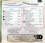 Disco de Vinilo Claudio Vallejo - El Sentimental De América Vinyl Record