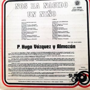 Disco de Vinilo P. Hugo Vásquez - Nos Ha Nacido Un Niño Vinyl Record