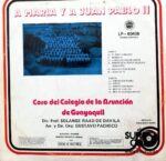 Disco de Vinilo Coro Del Colegio De La Asunción De Guayaquil - A María Y A Juan Pablo II Vinyl Record