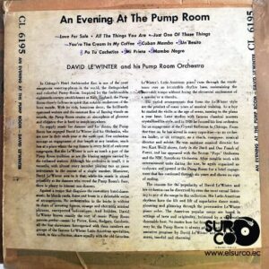 Disco de Vinilo David Le'winter - An Evening At The Pum Room With David Le'winter Vinyl Record