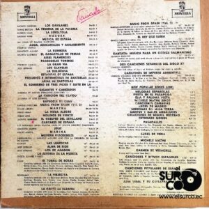 Disco de Vinilo Luis Araque - Canciones  Y Ritmos Españoles Vinyl Record