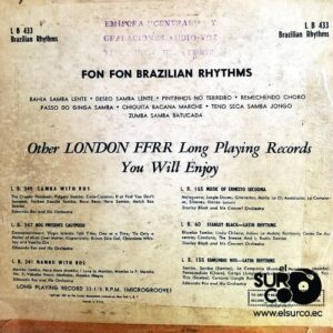 Disco de Vinilo Fon-Fon - Brazilian Rhythms Vinyl Record