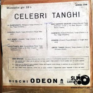 Disco de Vinilo Varios - Celebri Tanghi Vinyl Record