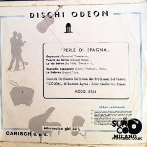 Disco de Vinilo Guillermo Cases - Perle Di Spagna Vinyl Record
