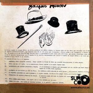 Disco de Vinilo Jacques Helian Y Su Orquesta - Éxitos Internacionales Vinyl Record