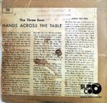 Disco de Vinilo The Three Suns - Hands Across The Table Vinyl Record