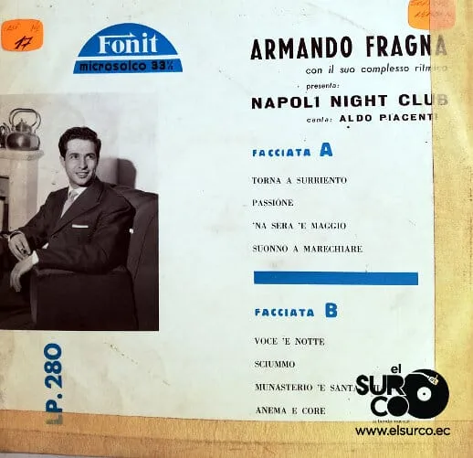 Disco de Vinilo Armando Fragna - Armando Fragna Con Il Sou Complesso Ritmico Vinyl Record
