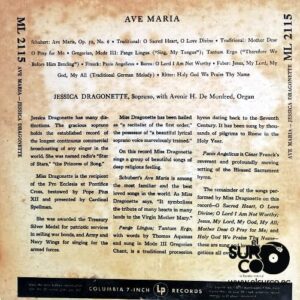 Disco de Vinilo Jessica Dragonette - Ave Maria Vinyl Record
