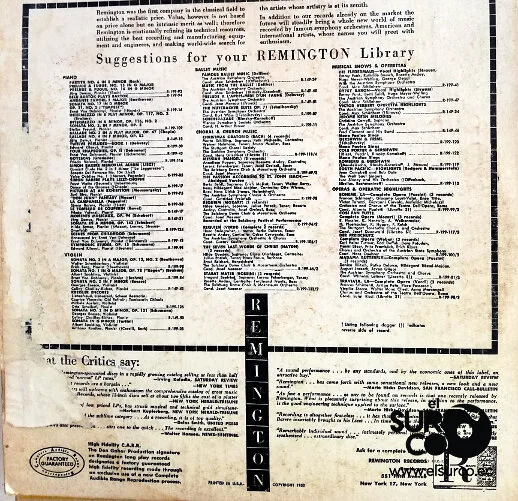 Disco de Vinilo Georges Enesco - Schumann Sonata In D Minor For Violin And Piano Vinyl Record