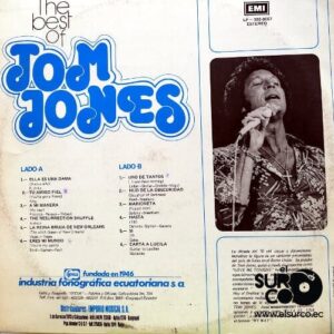 Disco de Vinilo Tom Jones  - The Best Of Tom Jones Vinyl Record