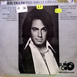 Neil Diamond - His 12 Greatest Hits Vinilo