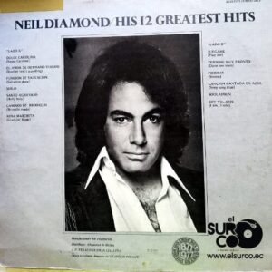 Disco de Vinilo Neil Diamond - His 12 Greatest Hits Vinyl Record