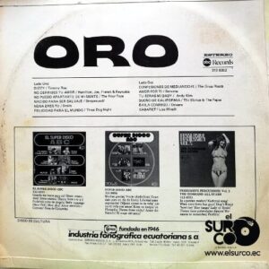 Disco de Vinilo Varios - Oro Vinyl Record