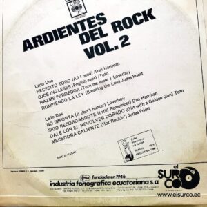 Disco de Vinilo Varios - Ardientes Del Rock Vol. 2 Vinyl Record