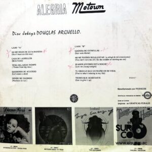 Disco de Vinilo Douglas Arguello - Alegria Motown Vinyl Record