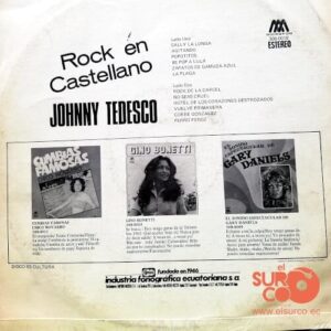 Disco de Vinilo Johnny Tedesco - Rock En Castellano Vinyl Record