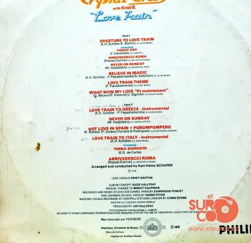 Disco de Vinilo Crystal Grass - Love Train Vinyl Record