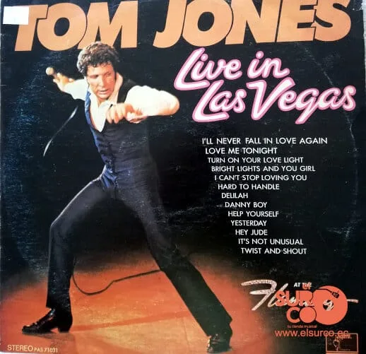 Disco de Vinilo Tom Jones - Tom Jones Live In Las Vegas Vinyl Record