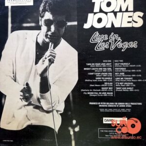 Disco de Vinilo Tom Jones - Tom Jones Live In Las Vegas Vinyl Record