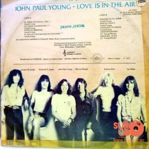 Disco de Vinilo John Paul Young - Love Is In The Air Vinyl Record