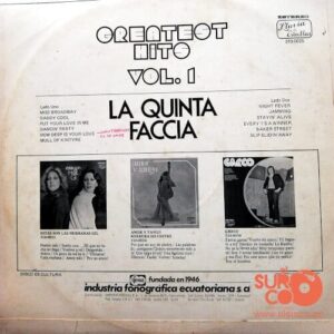 Disco de Vinilo La Quinta Faccia - Greatest Hits Vol. 1 Vinyl Record