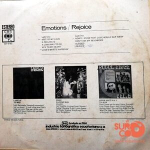 Disco de Vinilo Rejoice - Emotions Vinyl Record