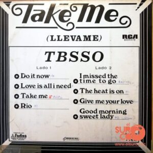 Disco de Vinilo The Boston Soul Sound Orquestra - Take Me Vinyl Record