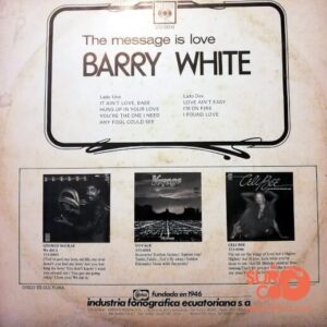Disco de Vinilo Barry White - The Message Is Love Vinyl Record