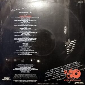 Disco de Vinilo Evelyn Champagne King - Call On Me Vinyl Record