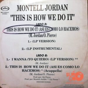 Disco de Vinilo Montell Jordan - This Is How We Do It Vinyl Record