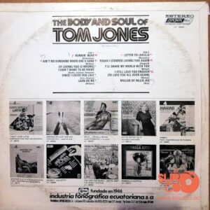 Disco de Vinilo Tom Jones - The Body And Soul Of Tom Jones Vinyl Record