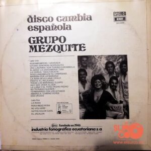 Disco de Vinilo Grupo Mezquite - Disco Cumbia Española Vinyl Record