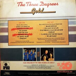 Disco de Vinilo The Three Degrees - Gold Vinyl Record